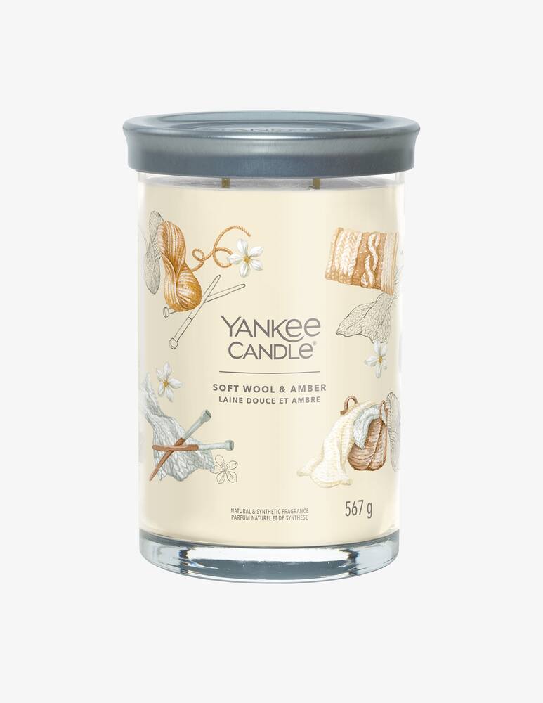 rinascente Yankee Candle Tumbler Grande Signature Soft Wool Amber
