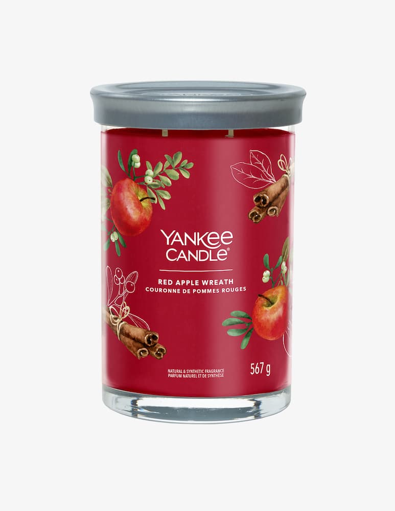 rinascente Yankee Candle Signature Tumbler Grande Red Apple Wreath