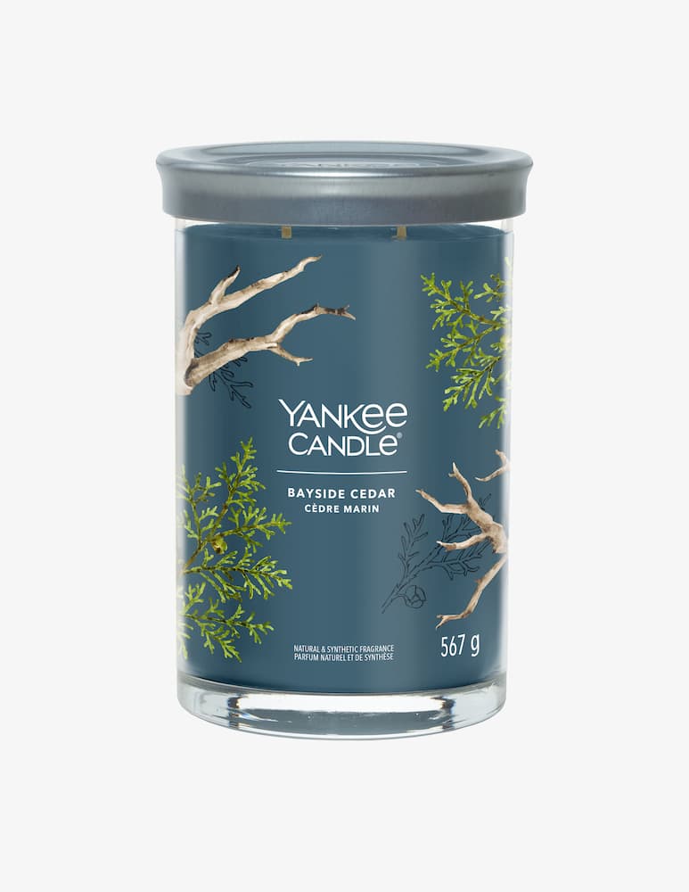 Yankee Candle Tumbler Grande Signature Bayside Cedar - immagine 1 Yankee Candle Tumbler Grande Signature Bayside Cedar - immagine 1