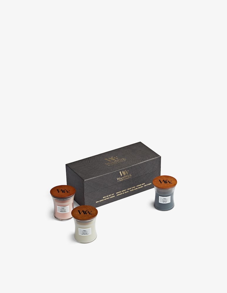 Woodwick Gift Box 3 Small Candles Flower Fragrances - picture 1 Woodwick Gift Box 3 Small Candles Flower Fragrances - picture 1