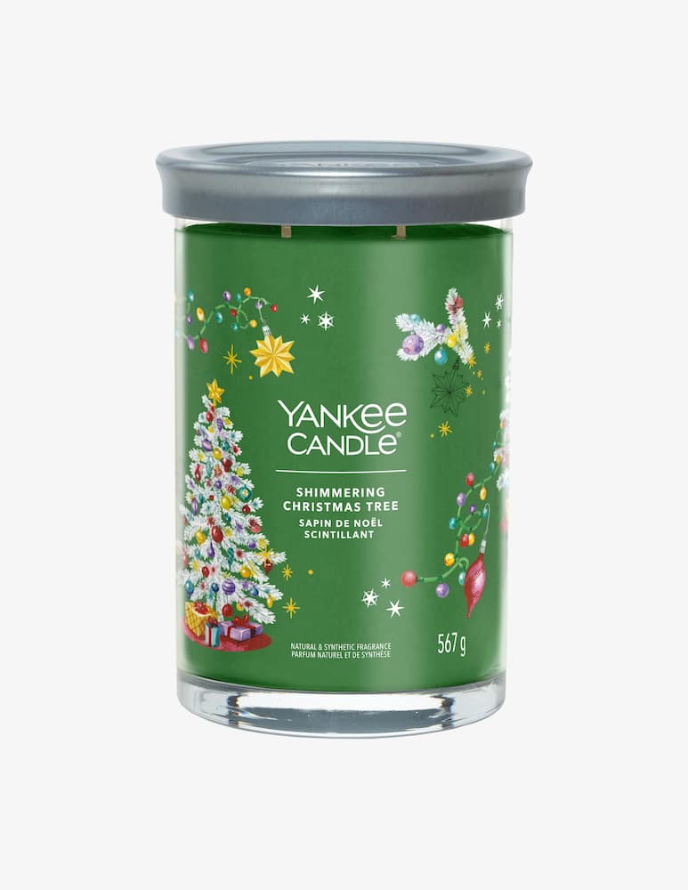 rinascente Yankee Candle Signature Tumbler Grande Shimmering Christmas Tree