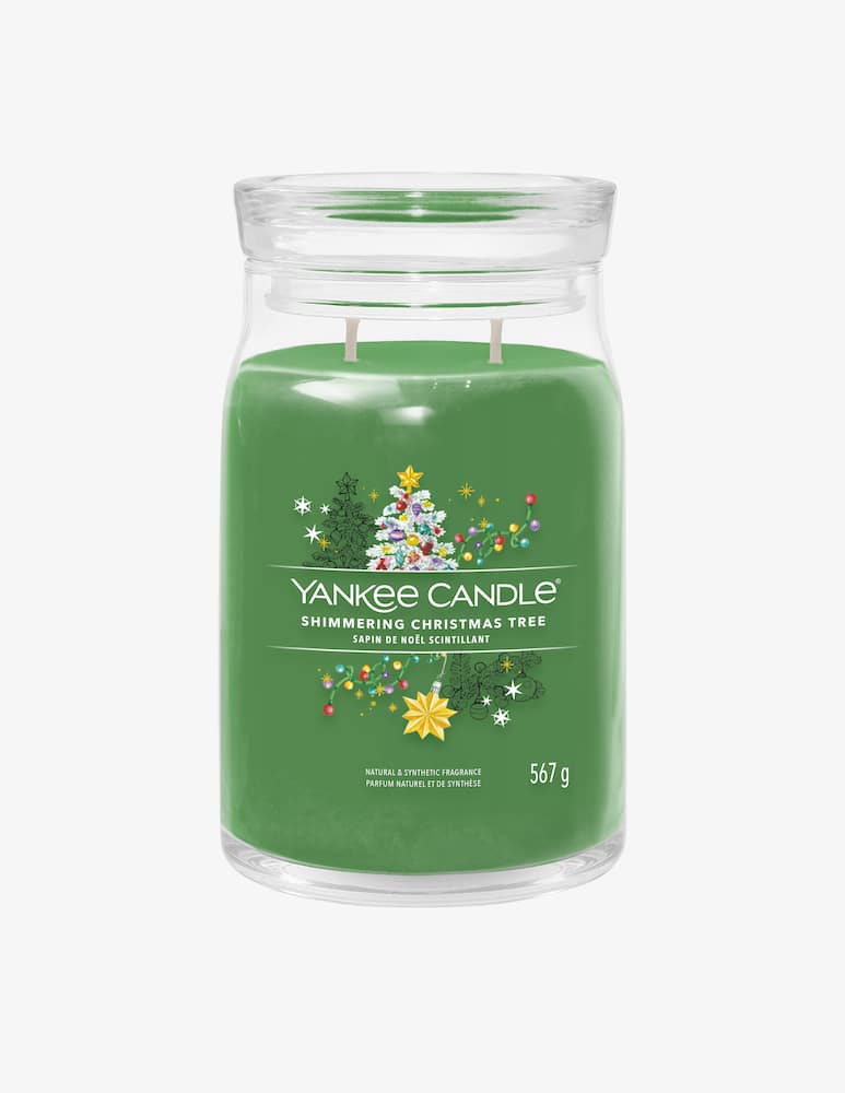 rinascente Yankee Candle Signature Giara Grande Shimmering Christmas Tree