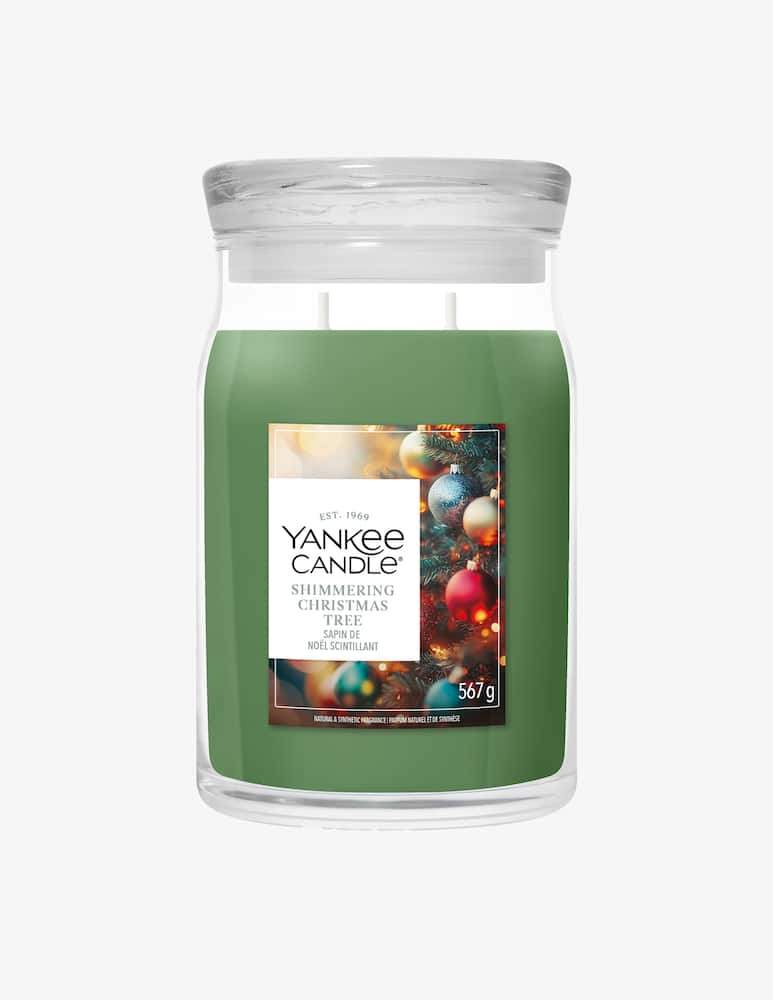 Yankee Candle Signature Large Jar Shimmering Christmas Tree - picture 1