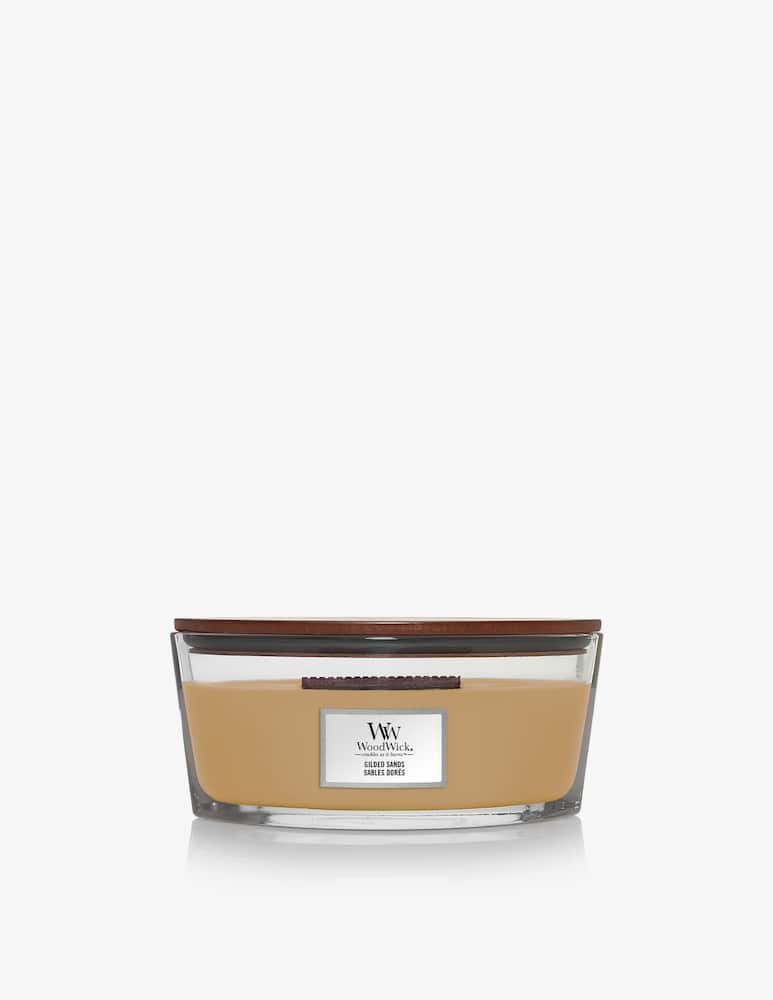 rinascente Woodwick Candela Ellipse Gilded Sands