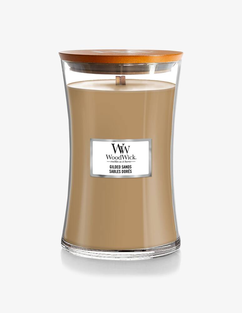 rinascente Woodwick Candela Grande Gilded Sands