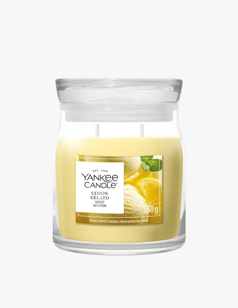 Yankee Candle Jar Medium Signature Lemon Gelato - picture 1