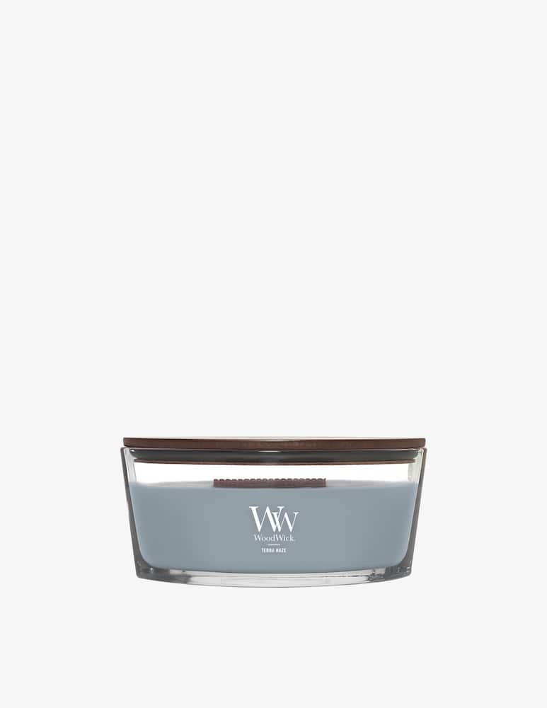 rinascente Woodwick Candle Ellipse Terra Haze