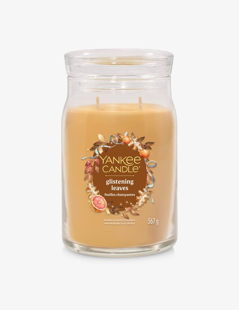 rinascente Yankee Candle Large Signature Glistening Leaves Jar