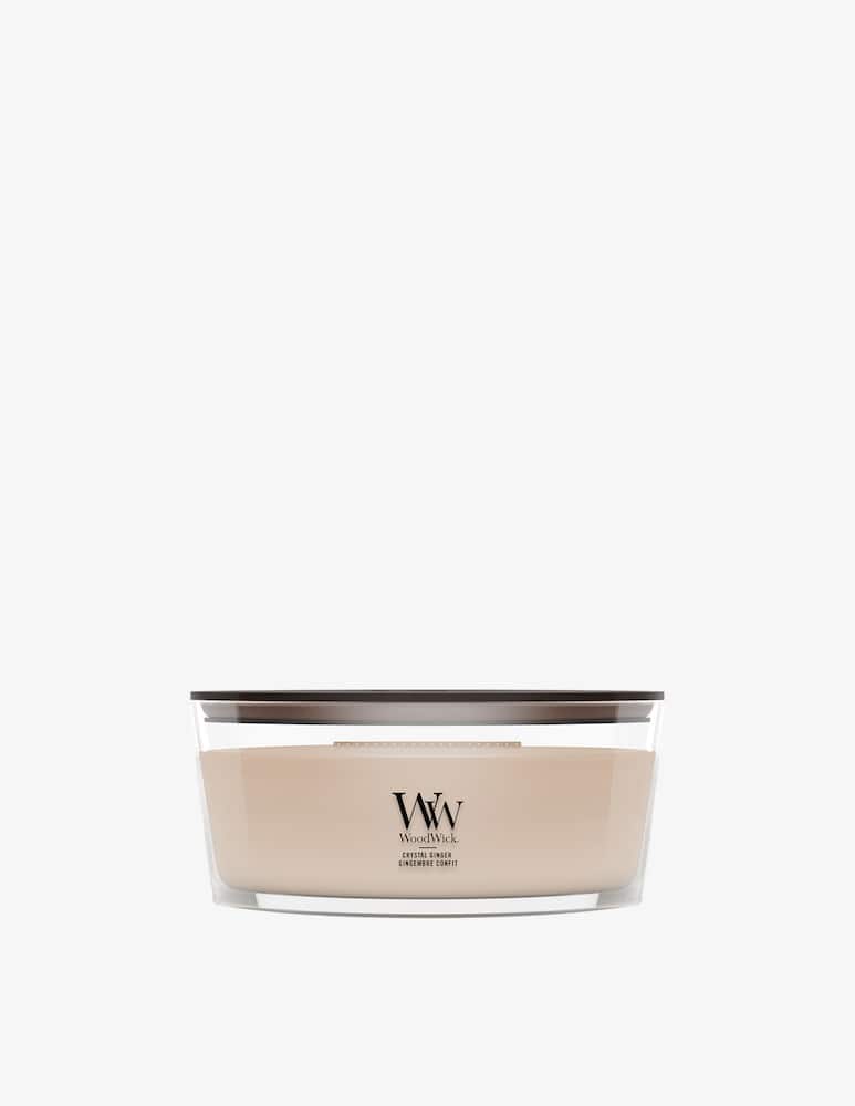 Woodwick Candela Ellipse Crystal Ginger - immagine 1