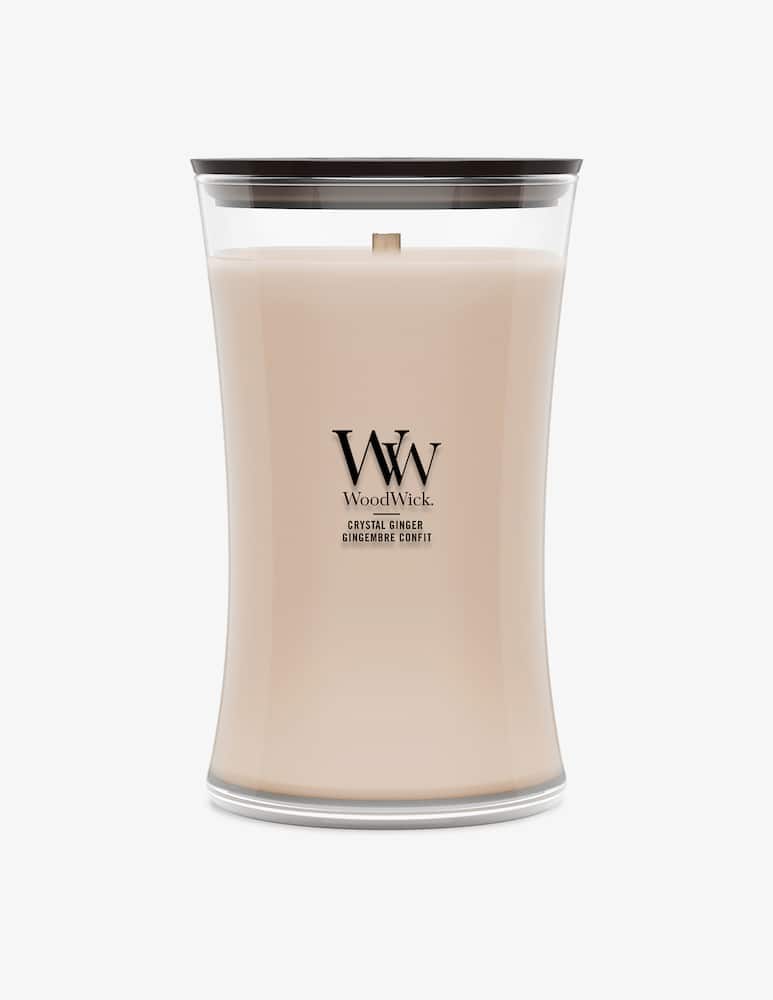 Woodwick Candela Grande Crystal Ginger - immagine 1 Woodwick Candela Grande Crystal Ginger - immagine 1