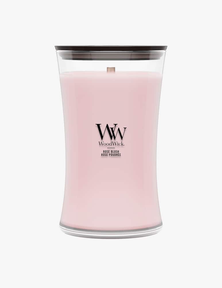 rinascente Woodwick Candela Grande Rose Blush