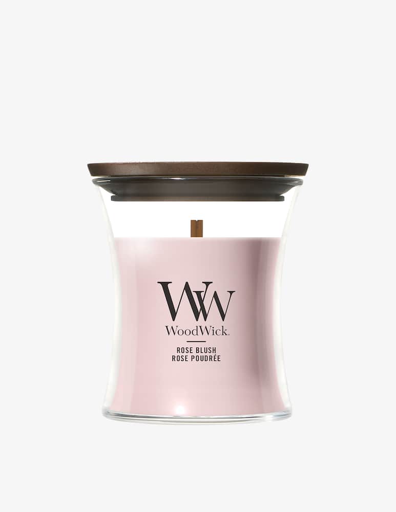 Woodwick Small Candle Rose Blush - picture 1 Woodwick Small Candle Rose Blush - picture 1