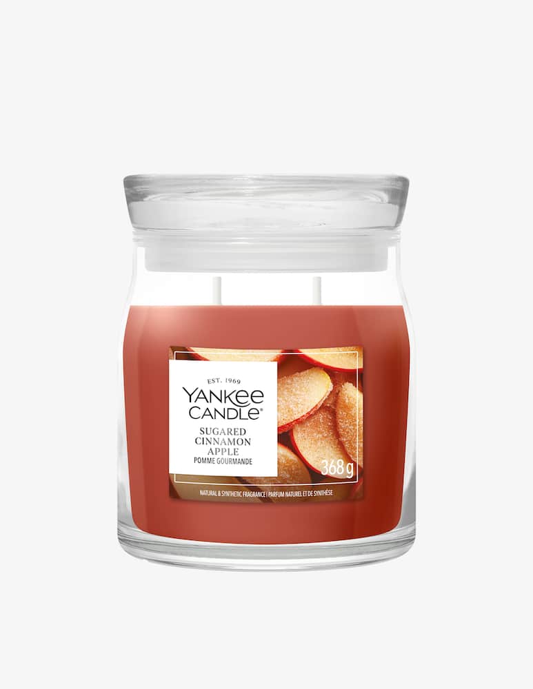 Yankee Candle Core Signature Medium Jar Sugared Cinnamon Apple - picture 1 Yankee Candle Core Signature Medium Jar Sugared Cinnamon Apple - picture 1