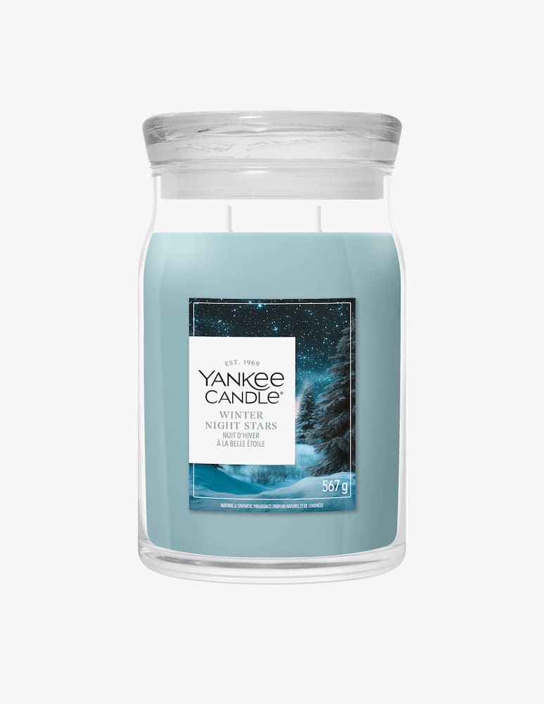 Yankee Candle Signature Giara Grande Winter Night Stars - immagine 1 Yankee Candle Signature Giara Grande Winter Night Stars - immagine 1