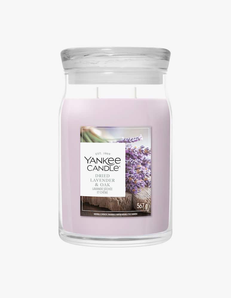 Yankee Candle Signature Giara Grande Dried Lavender & Oak - immagine 1 Yankee Candle Signature Giara Grande Dried Lavender & Oak - immagine 1