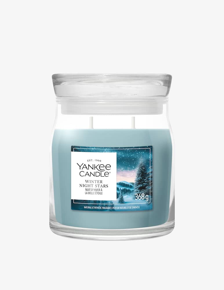 Yankee Candle Core Signature Medium Jar Winter Night Stars - picture 1