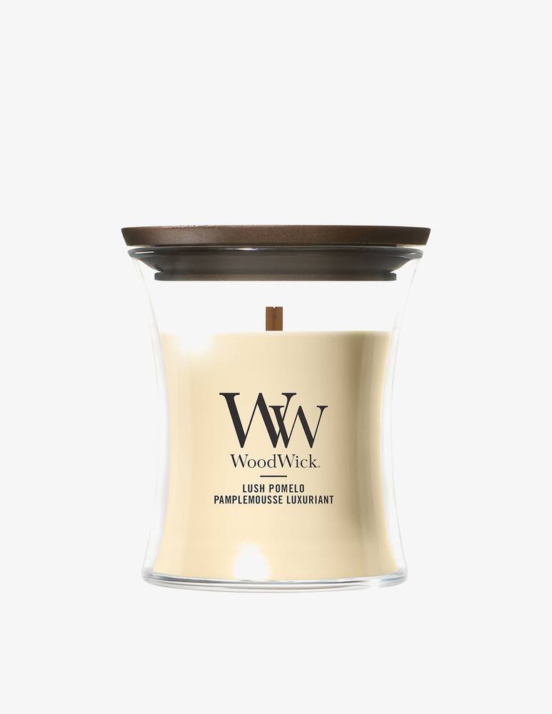 rinascente Woodwick Small Candle Lush Pomelo