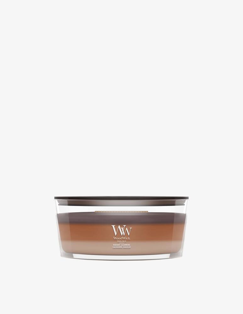 Woodwick Trilogy Ellipse Candle Radiant Cashmere - picture 1 Woodwick Trilogy Ellipse Candle Radiant Cashmere - picture 1