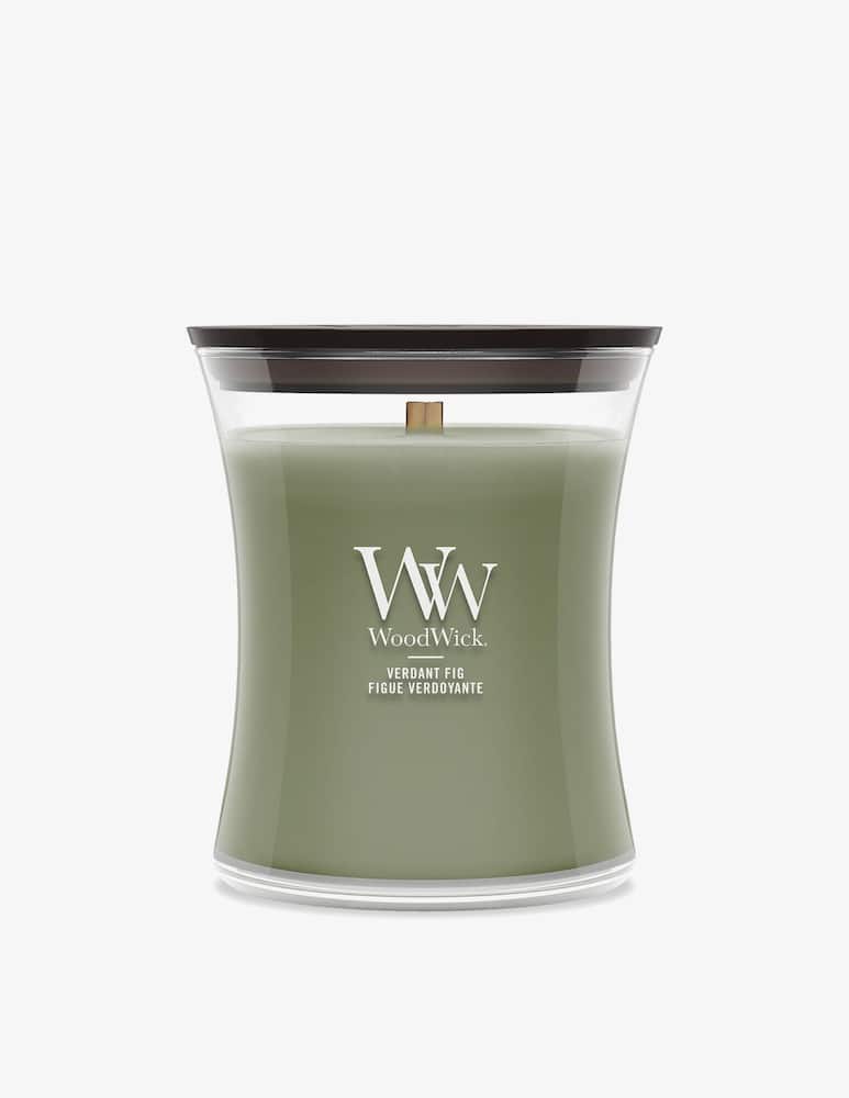 Woodwick Candela Media Verdant Fig - immagine 1
