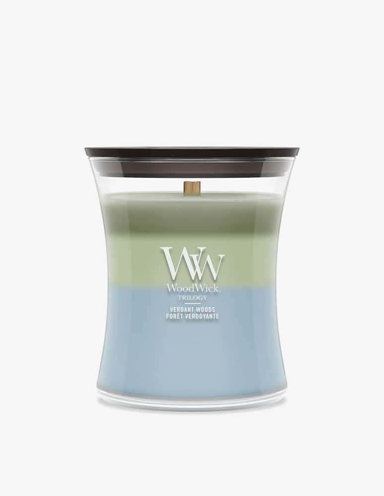 Woodwick Trilogy Medium Candle Verdant Woods - picture 1 Woodwick Trilogy Medium Candle Verdant Woods - picture 1