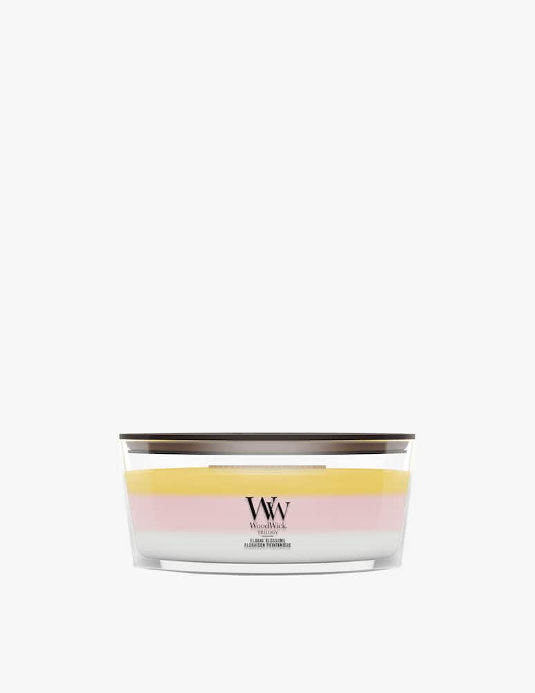 Woodwick Trilogy Ellipse Candle Floral Blossoms - picture 1 Woodwick Trilogy Ellipse Candle Floral Blossoms - picture 1
