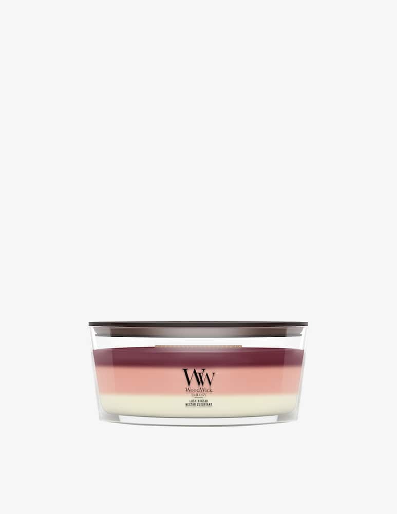 Woodwick Trilogy Ellipse Candle Lush Nectar - picture 1 Woodwick Trilogy Ellipse Candle Lush Nectar - picture 1