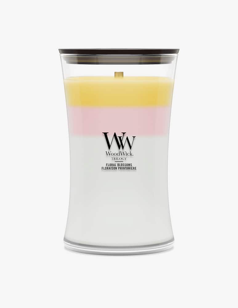 Woodwick Trilogy Large Candle Floral Blossoms - picture 1 Woodwick Trilogy Large Candle Floral Blossoms - picture 1