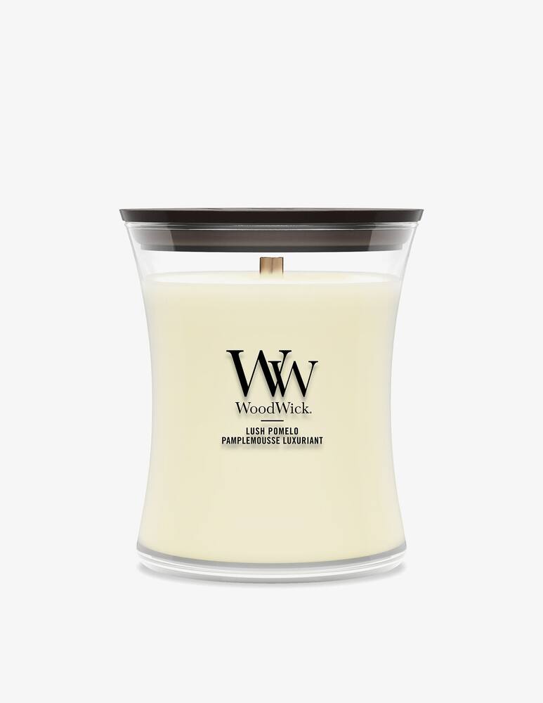 rinascente Woodwick Medium Candle Lush Pomelo