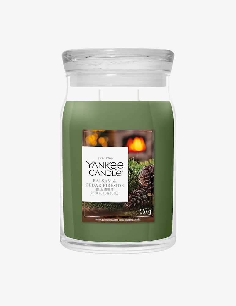 Yankee Candle Core Signature Large Jar Balsam & Cedar Fireside - picture 1 Yankee Candle Core Signature Large Jar Balsam & Cedar Fireside - picture 1
