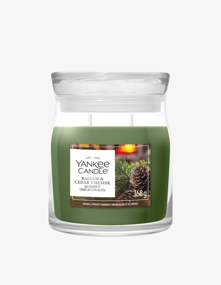 Yankee Candle Signature Giara Media Balsam & Cedar Fireside - immagine 1