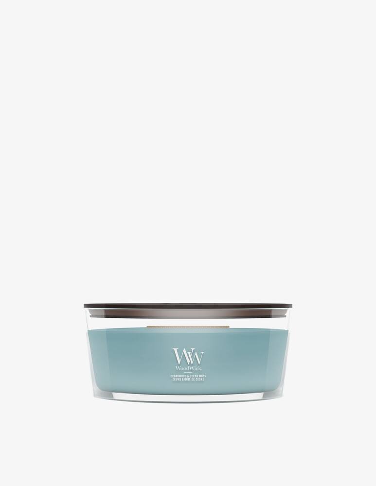 rinascente Woodwick Ellipse Candle Cedarwood & Ocean Moss
