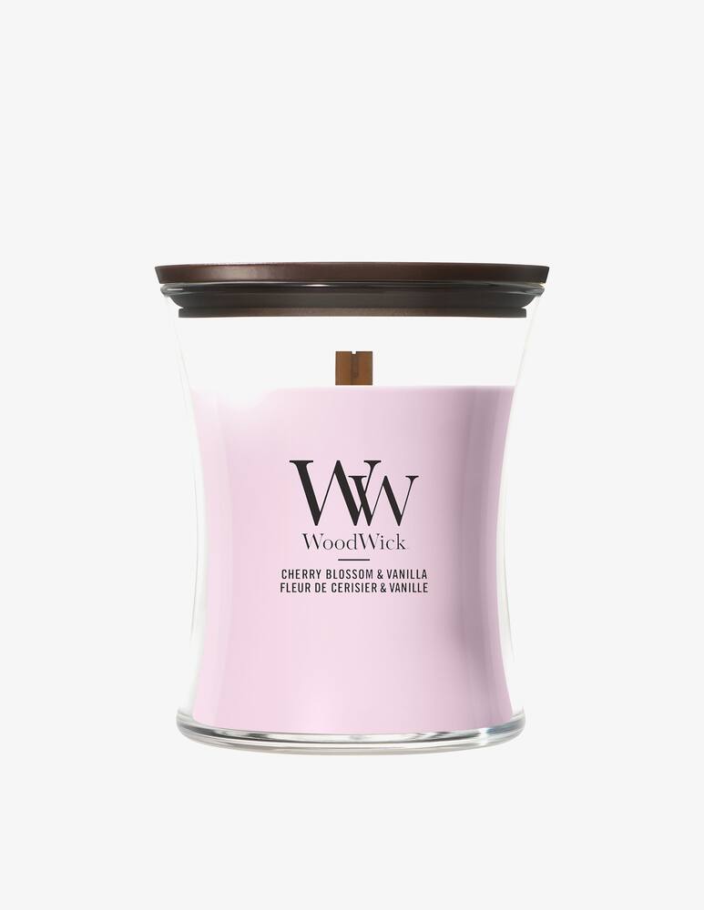 rinascente Woodwick Medium Candle Cherry Blossom & Vanilla