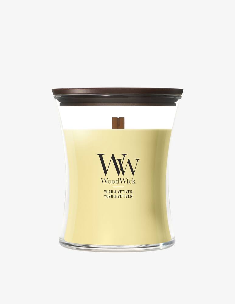 rinascente Woodwick Medium Candle Yuzu & Vetiver