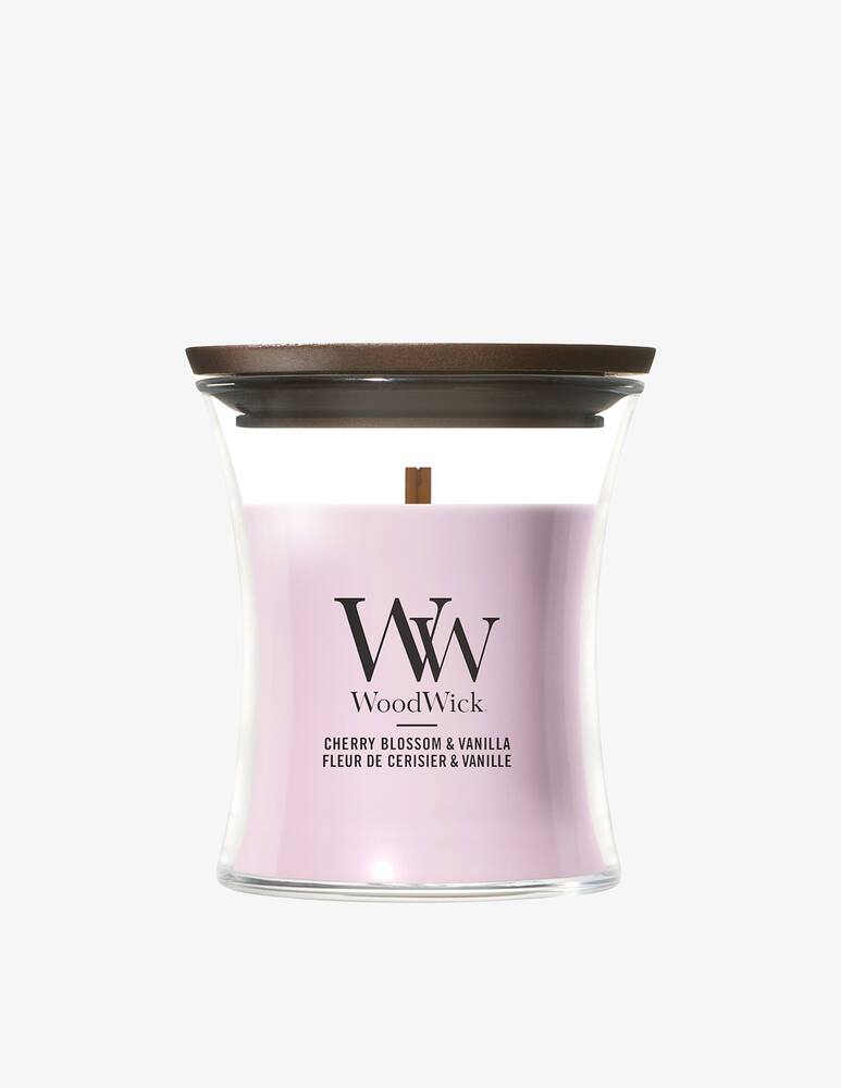 rinascente Woodwick Small Candle Cherry Blossom & Vanilla