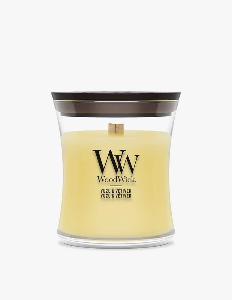 Woodwick Small Candle Yuzu & Vetiver - picture 1 Woodwick Small Candle Yuzu & Vetiver - picture 1