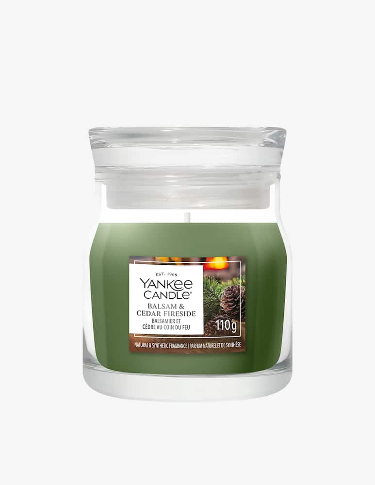 Yankee Candle Signature Small Jar Balsam & Cedar Fireside - picture 1 Yankee Candle Signature Small Jar Balsam & Cedar Fireside - picture 1