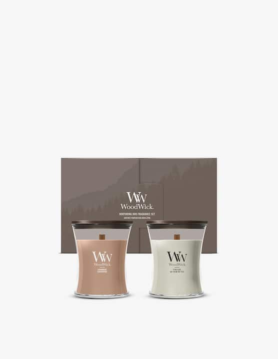 Woodwick - Gift Set 2 Candele Medie Fisedise & Cashmire - €55,90