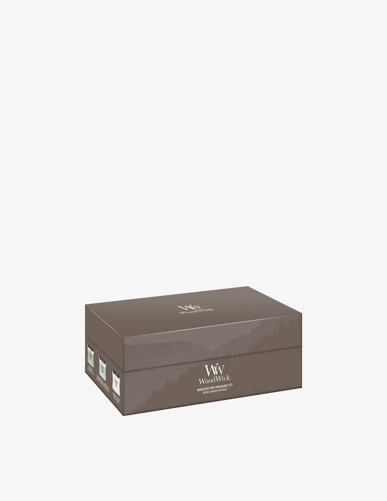 Woodwick Candele Gift Set 3 Piccole Fragr. Legnose - immagine 3 Woodwick Candele Gift Set 3 Piccole Fragr. Legnose - immagine 3