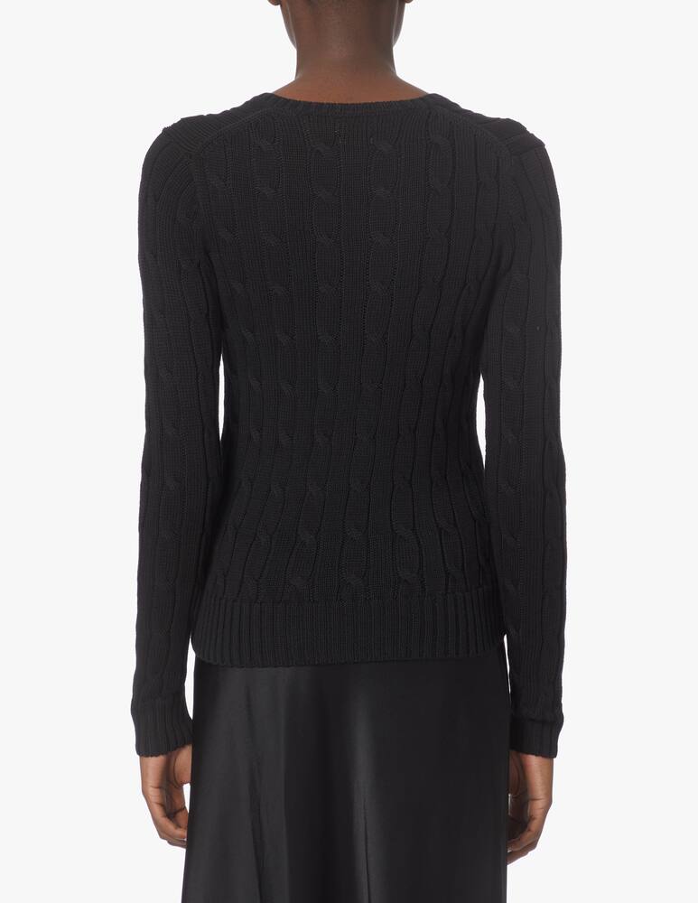 rinascente Polo Ralph Lauren Kimberly classic long sleeve sweater - black