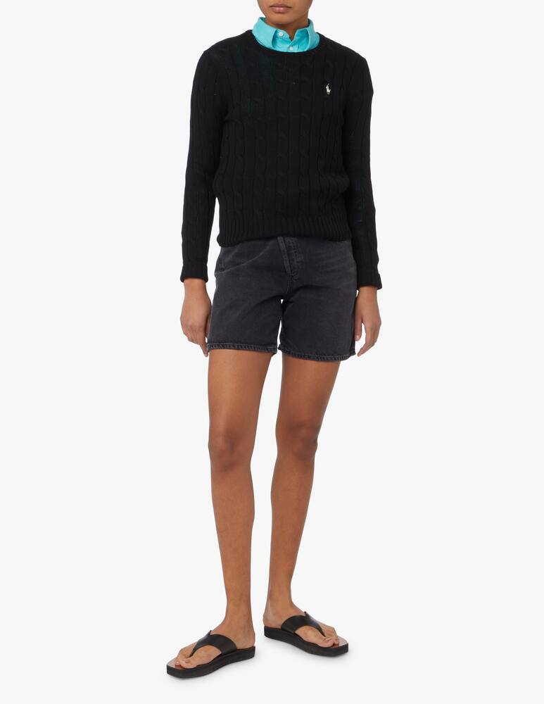 rinascente Polo Ralph Lauren Julianna classic long sleeve sweater - black