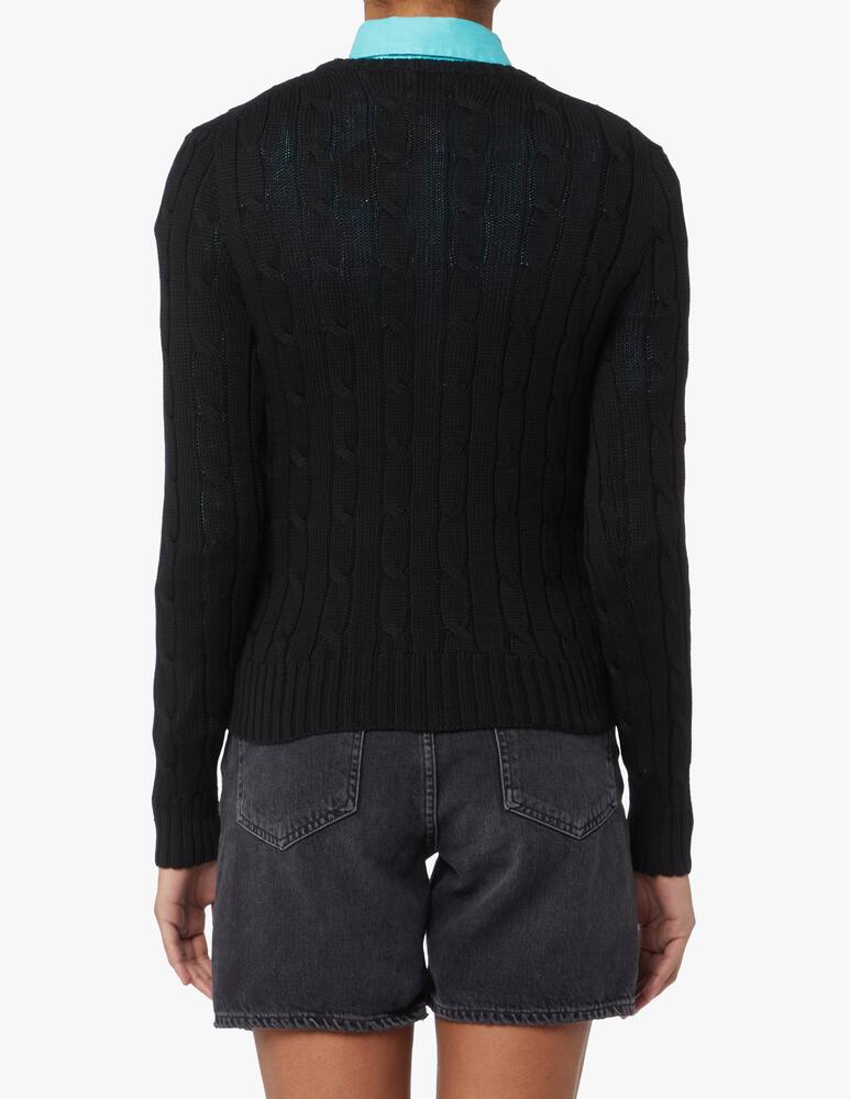 Polo Ralph Lauren Julianna classic long sleeve sweater - black - picture 3