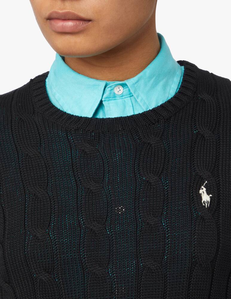Polo Ralph Lauren Julianna classic long sleeve sweater - black - picture 4