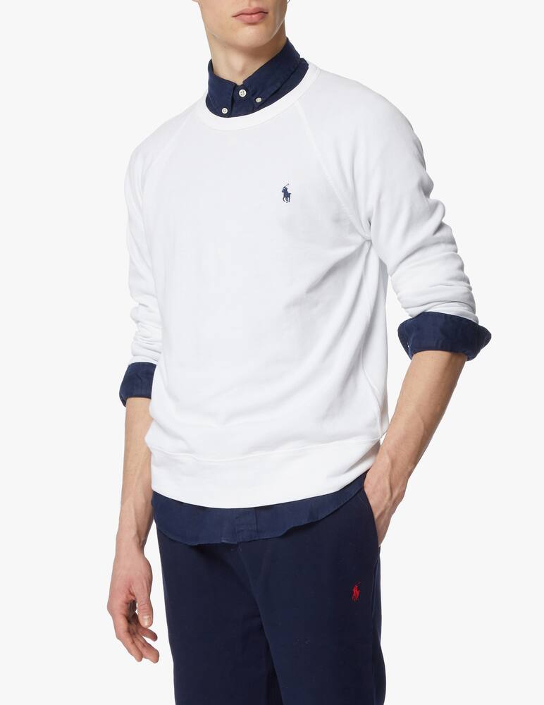 rinascente Polo Ralph Lauren Terry crewneck sweatshirt - white