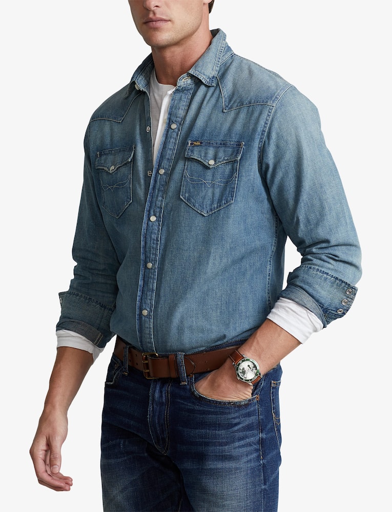 Polo Ralph Lauren Camicia western denim - immagine 1 Polo Ralph Lauren Camicia western denim - immagine 1