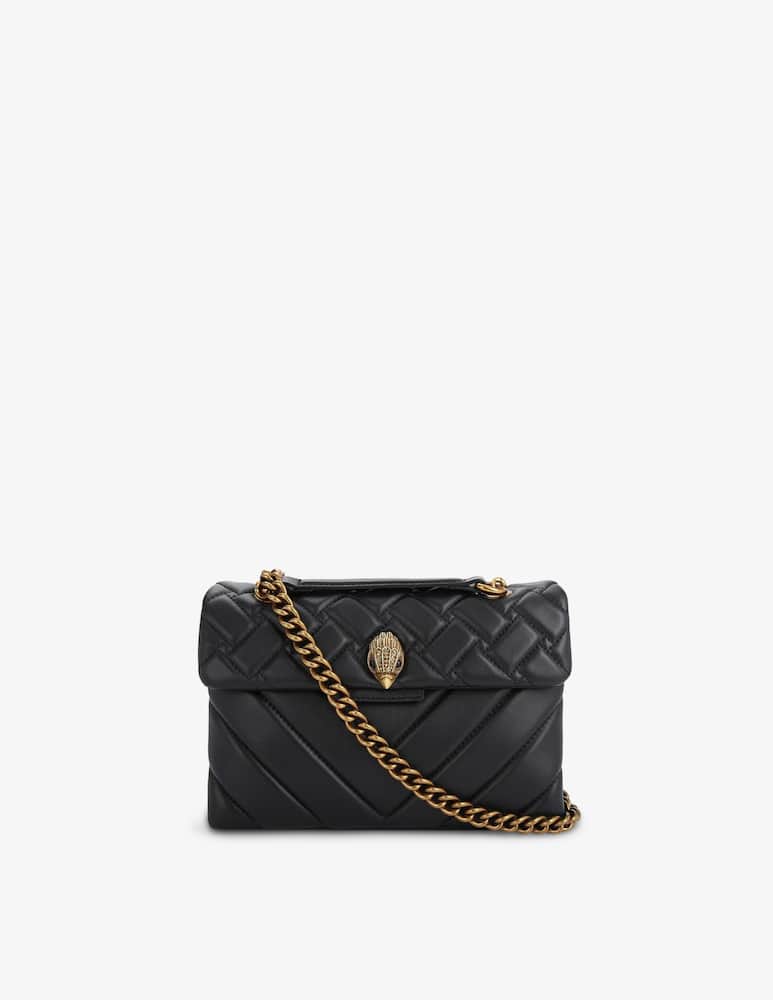 Kurt Geiger Borsa a tracolla in pelle Kensington - Nero - immagine 1 Kurt Geiger Borsa a tracolla in pelle Kensington - Nero - immagine 1