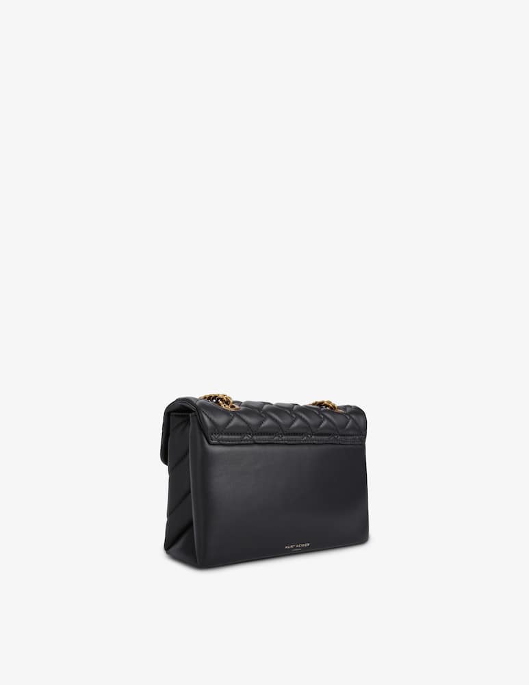 Kurt Geiger Borsa a tracolla in pelle Kensington - Nero - immagine 4 Kurt Geiger Borsa a tracolla in pelle Kensington - Nero - immagine 4