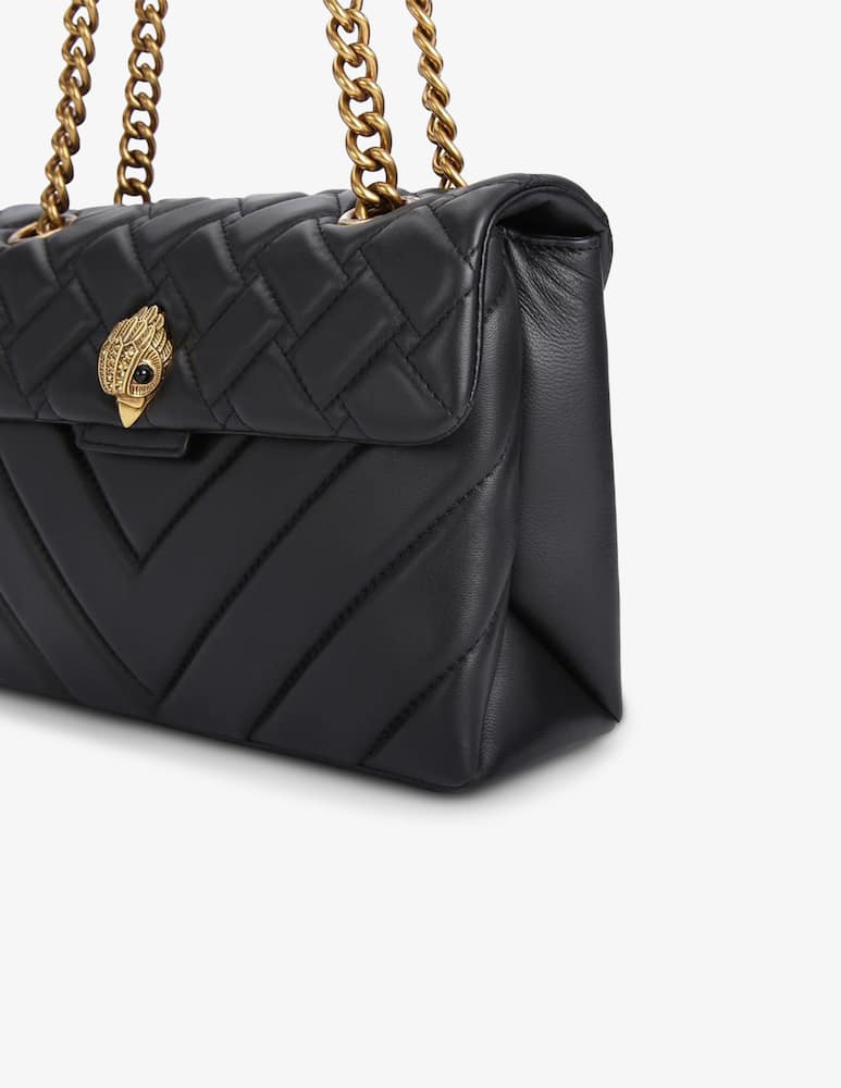 Kurt Geiger Borsa a tracolla in pelle Kensington - Nero - immagine 6 Kurt Geiger Borsa a tracolla in pelle Kensington - Nero - immagine 6