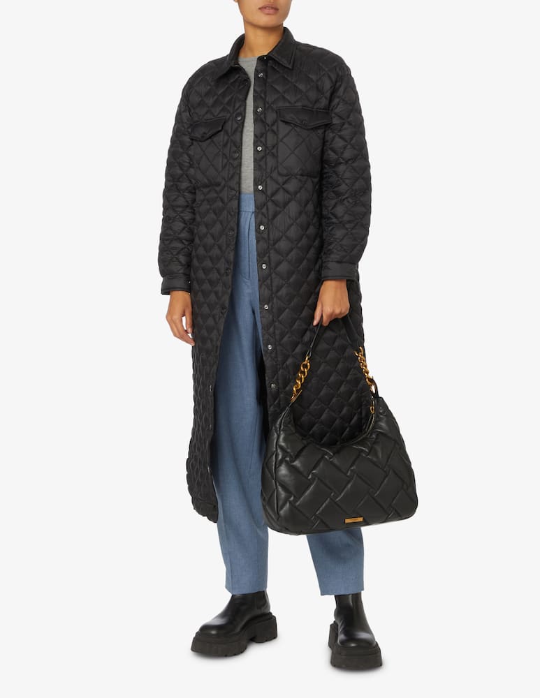 rinascente Kurt Geiger Borsa a spalla Keng Hobo Soft - Nero