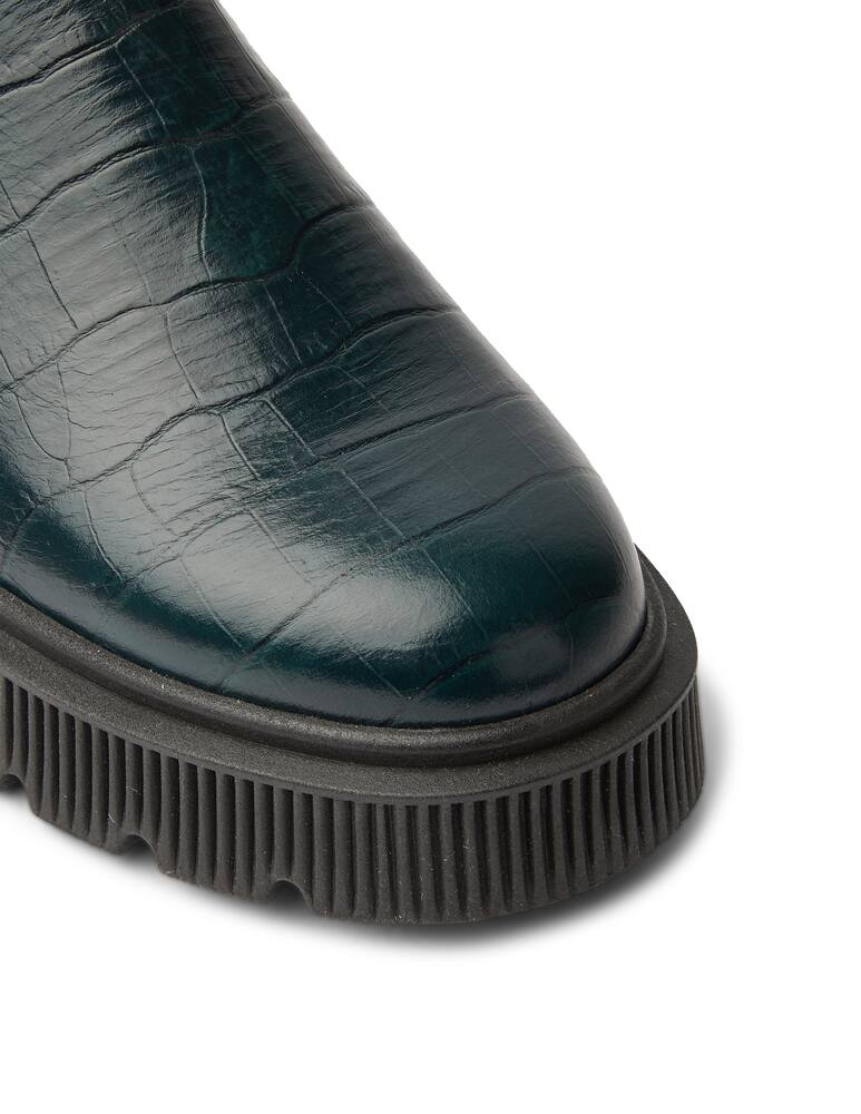 rinascente Kurt Geiger Stint chelsea croco knee-high boots