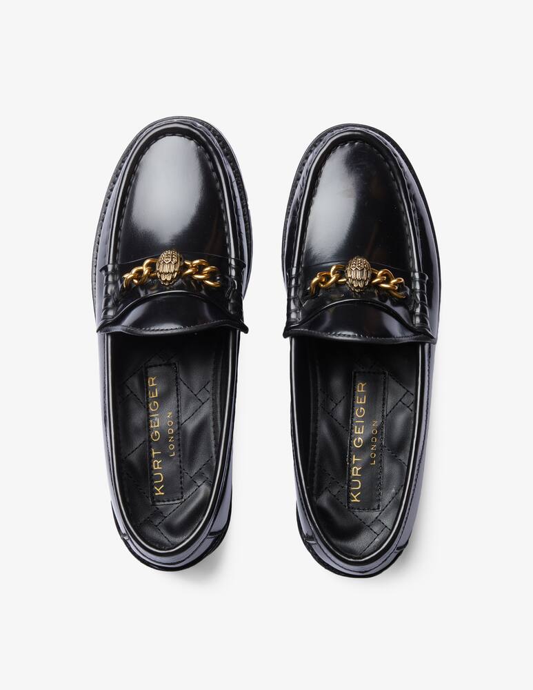rinascente Kurt Geiger Burlington leather loafers  - Black